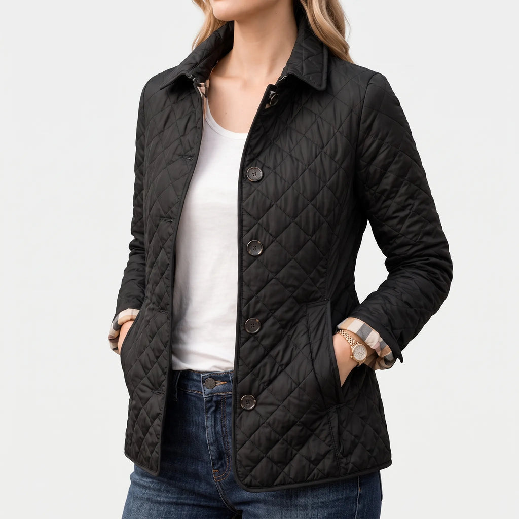Quilten  - Ladies Lightweight Quilted Jacket Everyday Commuting