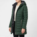 Quiltia  - Hooded Quilted Puffer Jacket Cold Weather Commuting