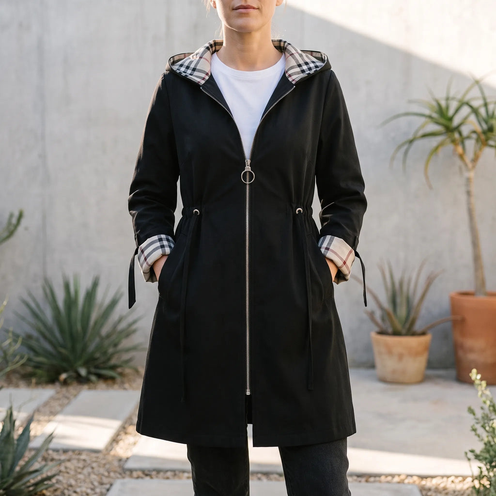 RainCore  - Hooded Raincoat Womens Daily Commute