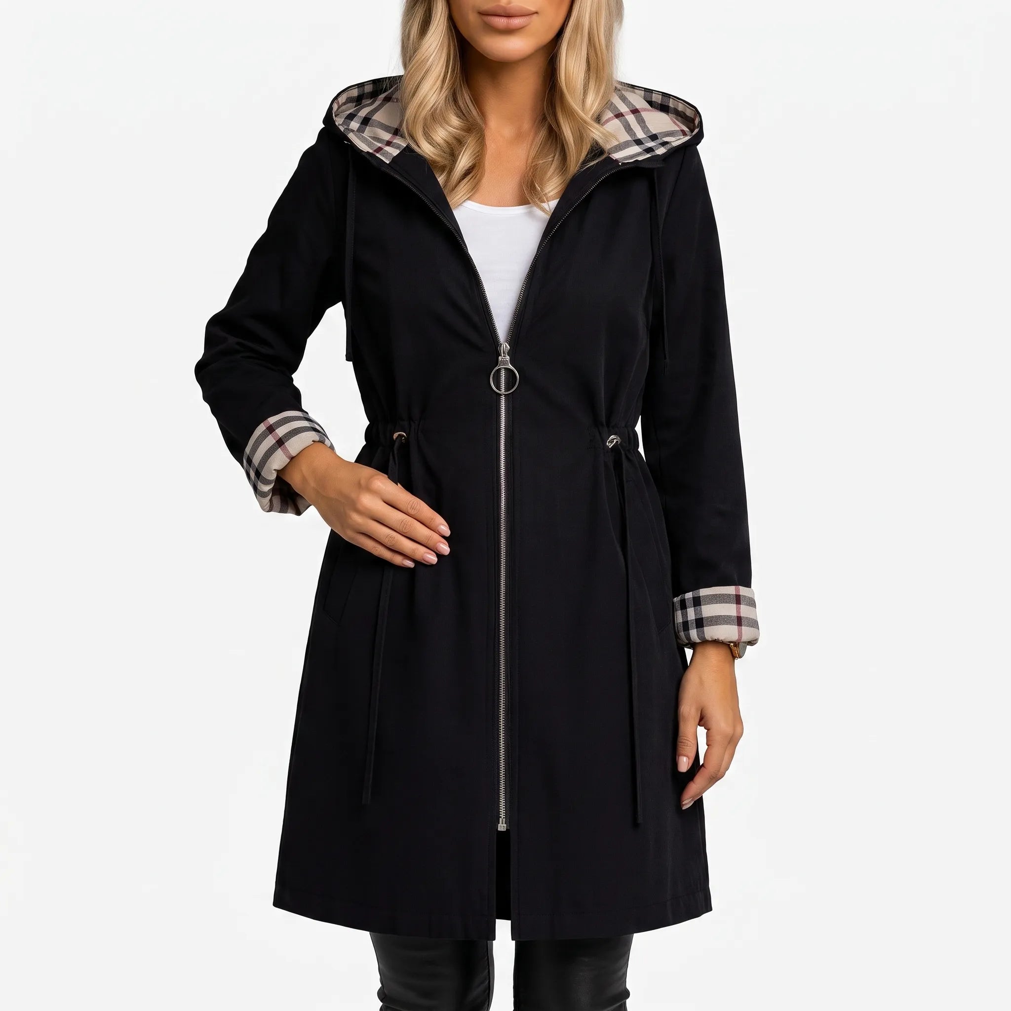 RainCore  - Hooded Raincoat Womens Daily Commute