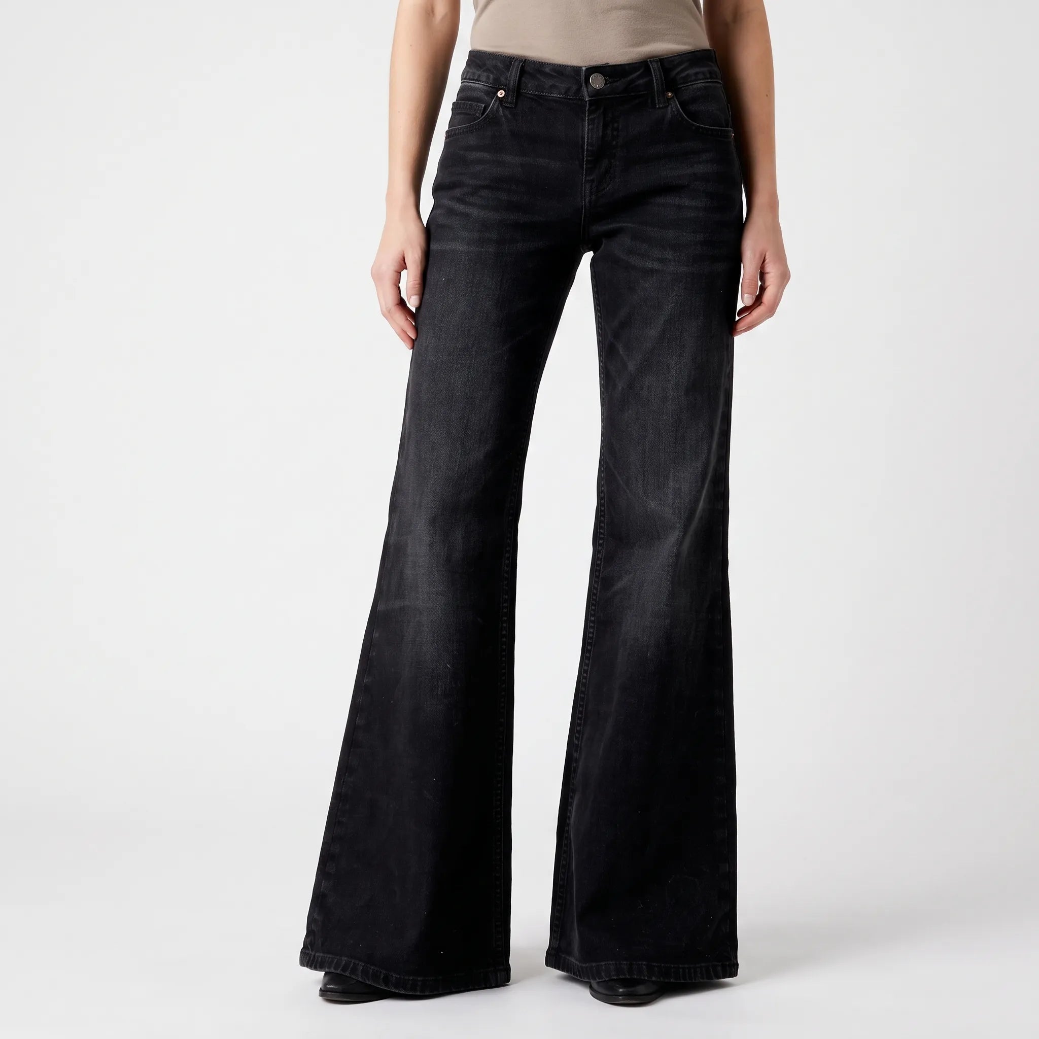 RetroFlare  - Low Waist Flare Jeans Casual Weekend Wear