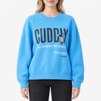 Retrosweat  - Distressed Printed Fleece Sweatshirt Casual Days Out