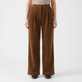 Ribbelon  - High-Rise Wide Leg Trousers Autumn Layering