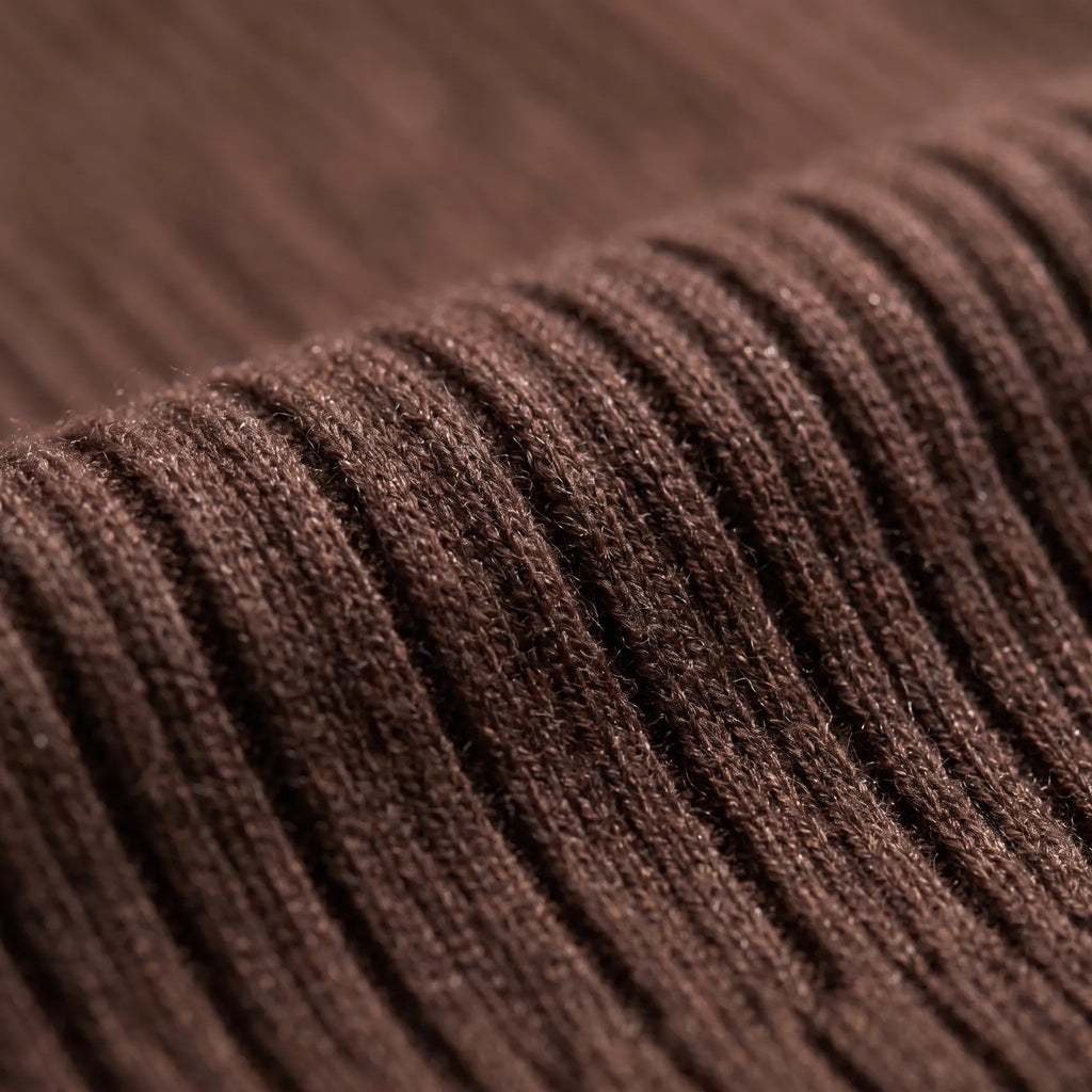 Ribton  - Slim-Fit Ribbed Turtleneck Jumper Cool Weather Layering