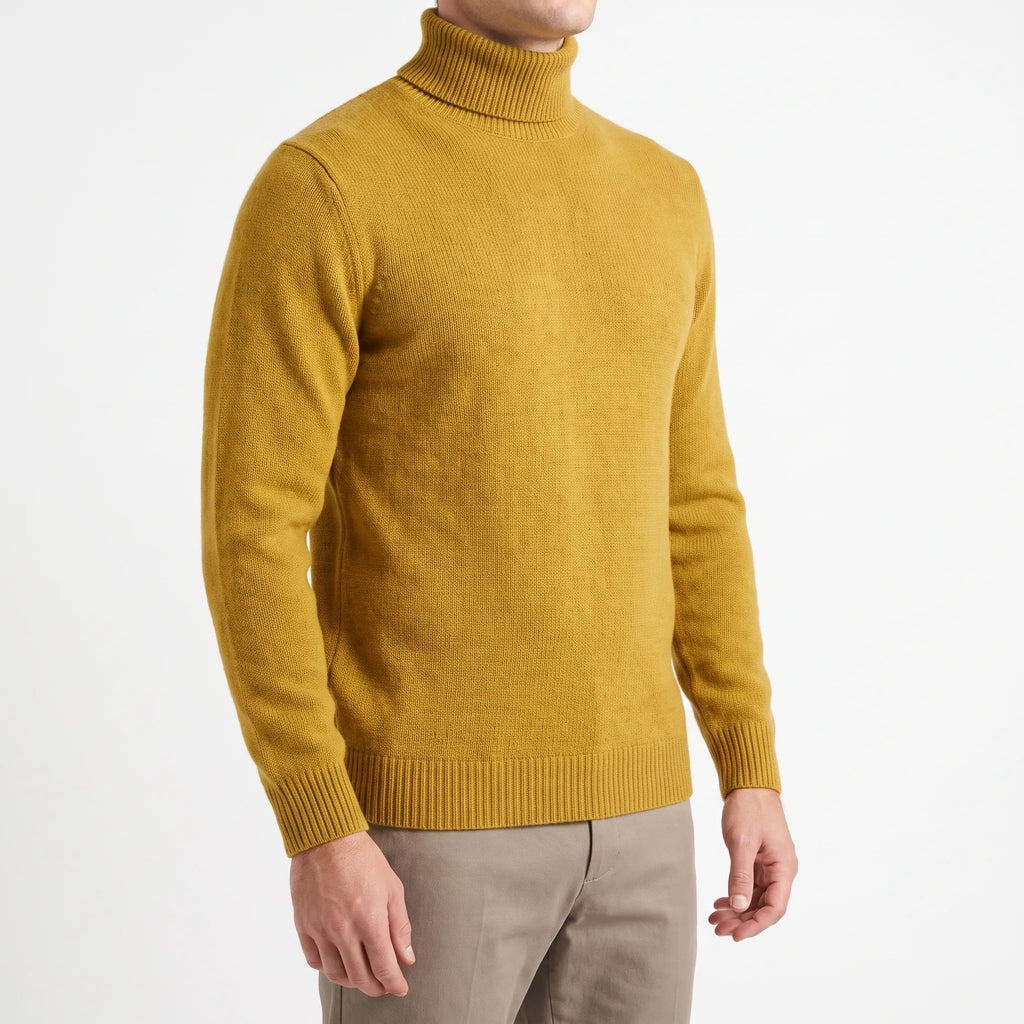 Rolland  - Men's Roll Neck Jumper Autumn Layering