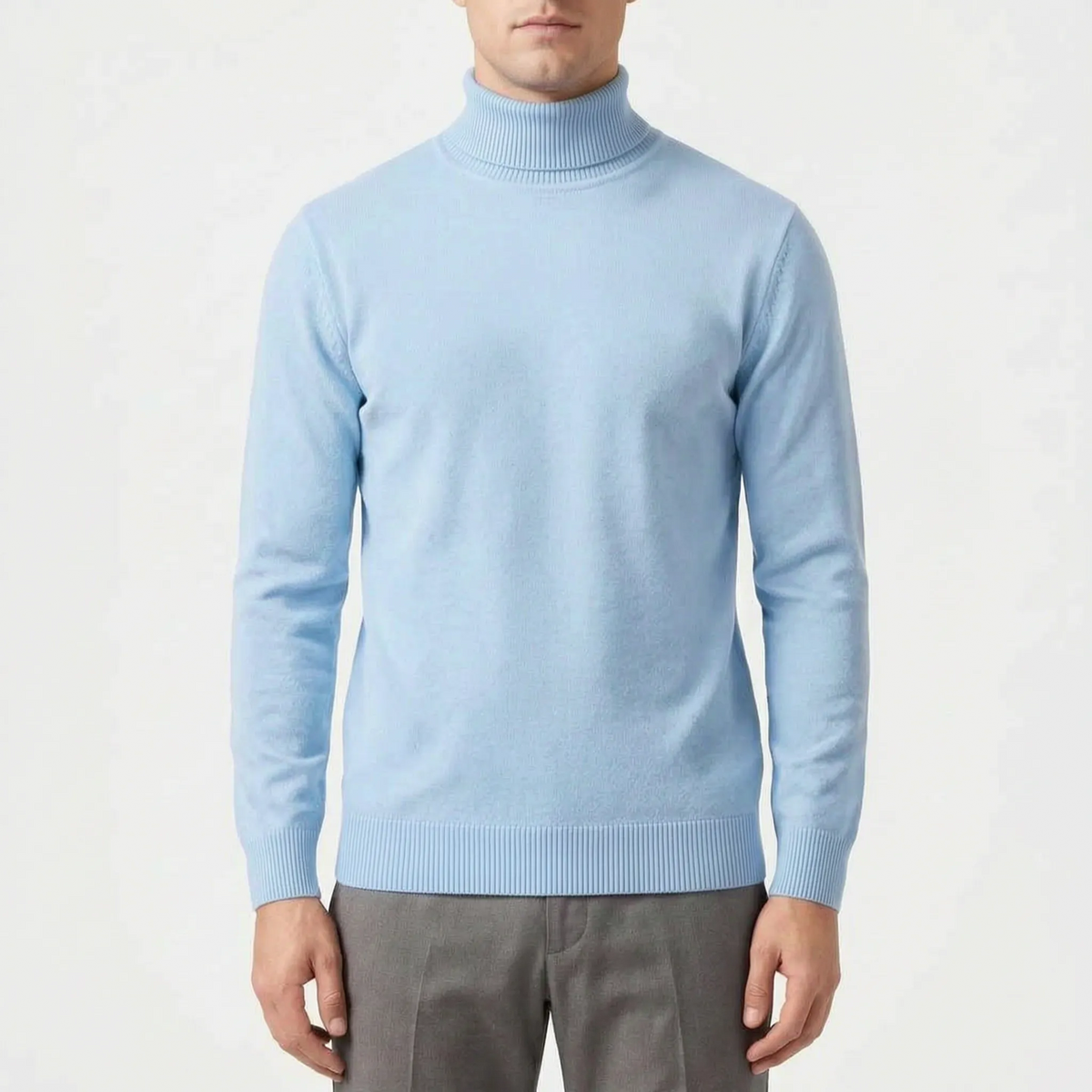 Rolland  - Men's Roll Neck Jumper Autumn Layering