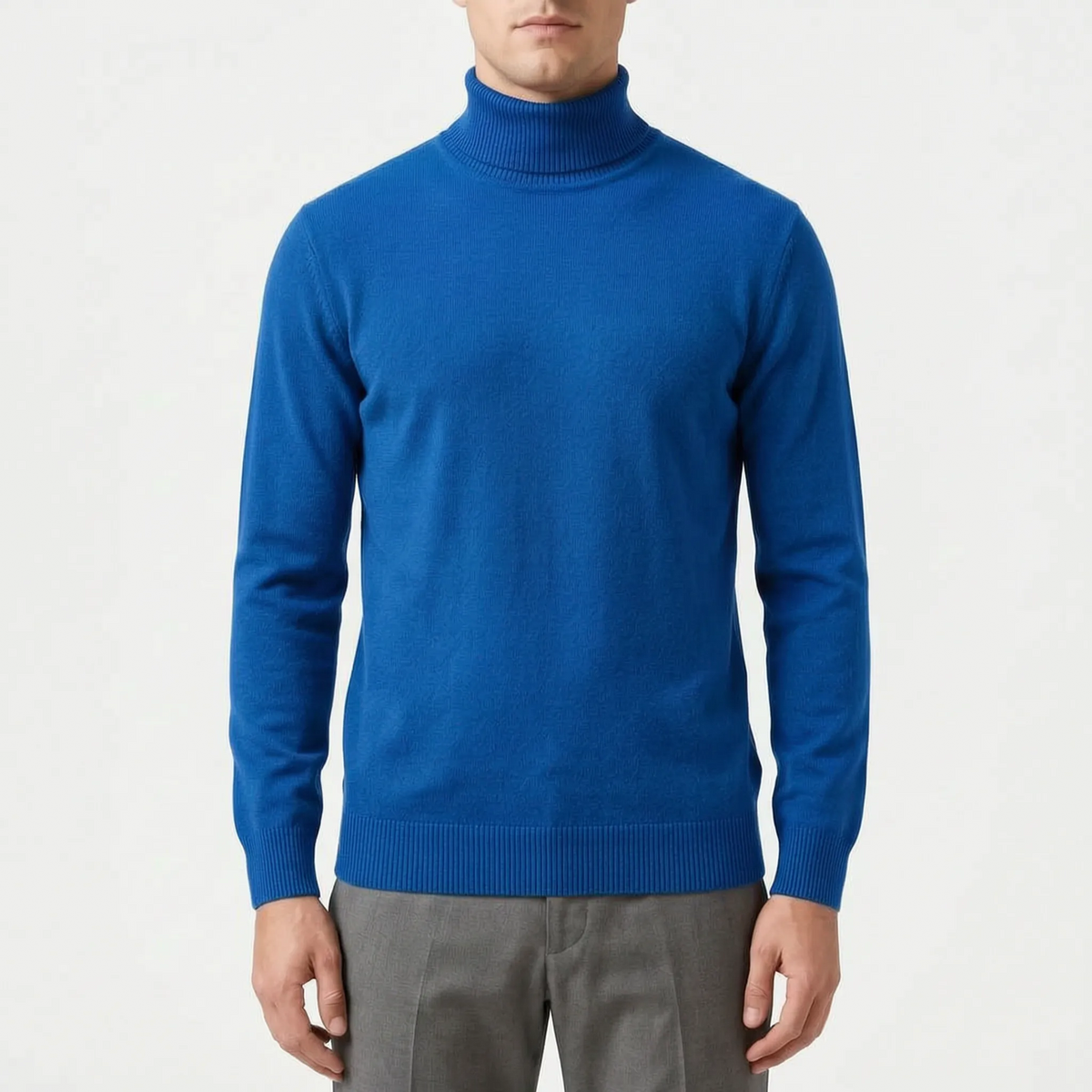 Rolland  - Men's Roll Neck Jumper Autumn Layering