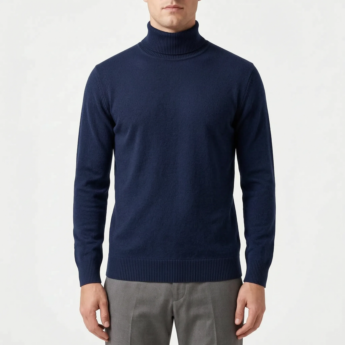 Rolland  - Men's Roll Neck Jumper Autumn Layering