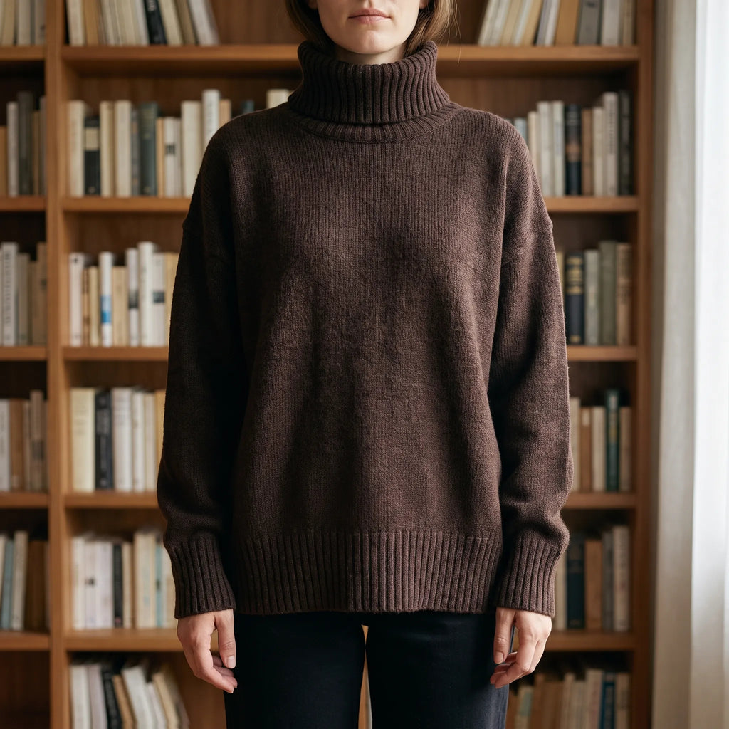 Rollford  - Womens Roll Neck Oversized Jumper Autumn Layering