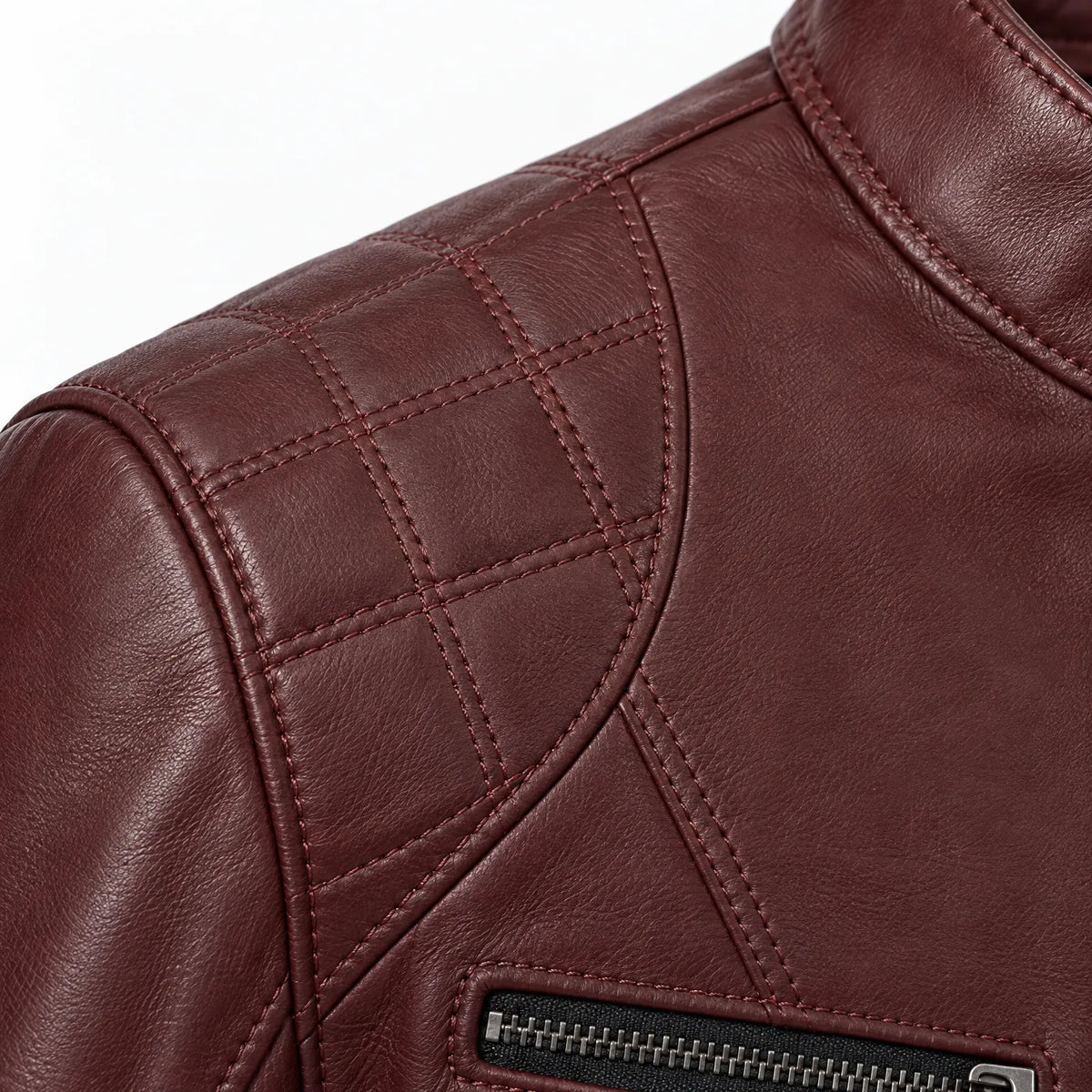 Rougeta  - Slim Fit Biker Jacket Layering Over Dresses