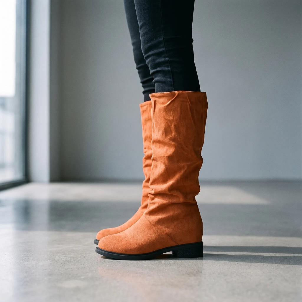 Ruchella  - Women's Knee High Slouch Boots Everyday Casual Wear