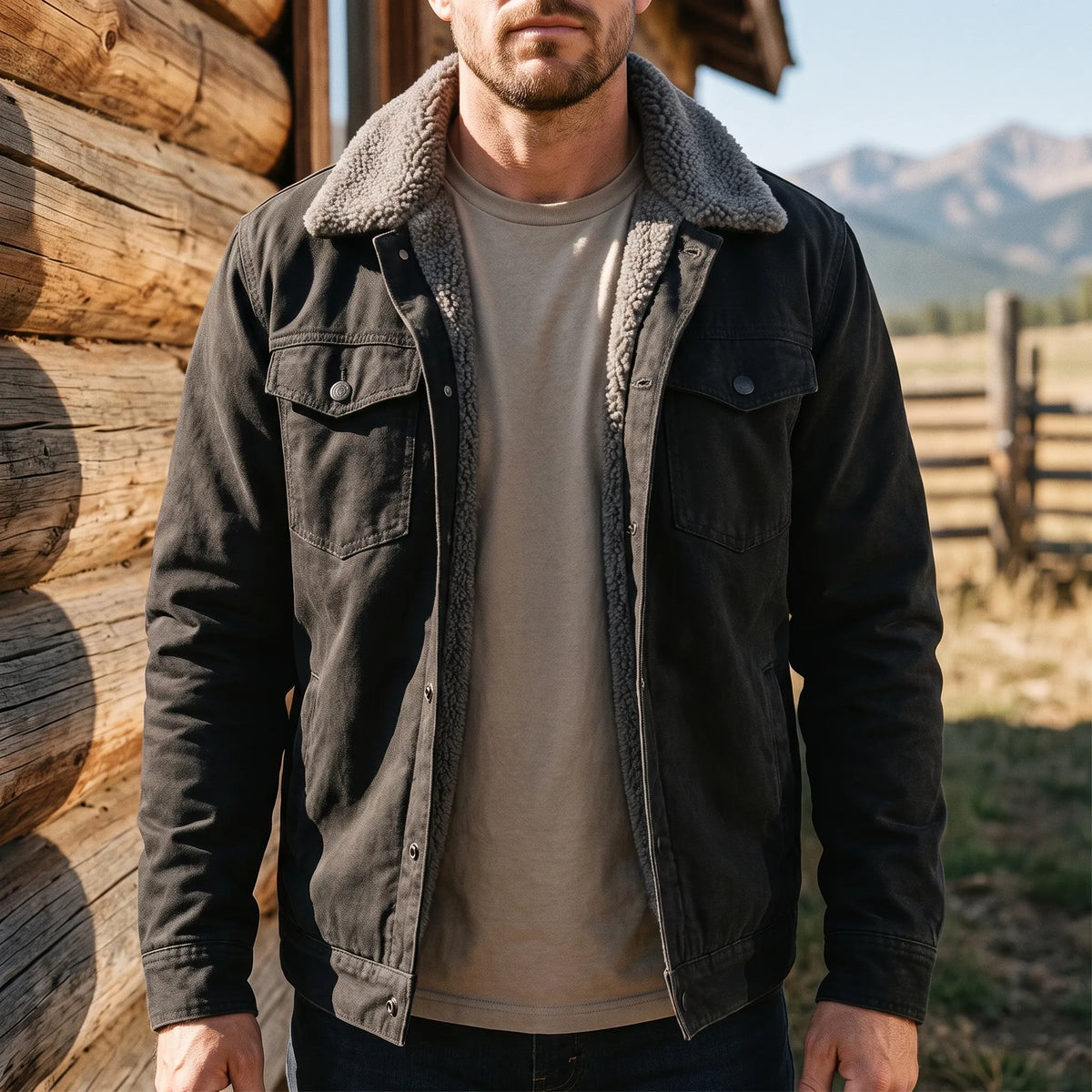 RusticWear  - Men's Western Jacket Cool Weather Wear