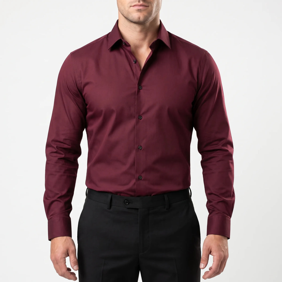 SavileShirt  - Mens Long Sleeve Button Down Shirt Office Wear
