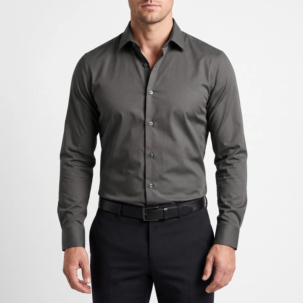 SavileShirt  - Mens Long Sleeve Button Down Shirt Office Wear