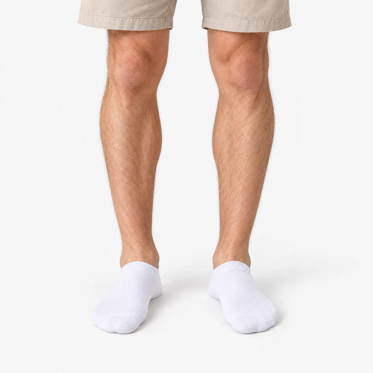 Unisex low-cut ribbed trainer socks shown in grey and white
