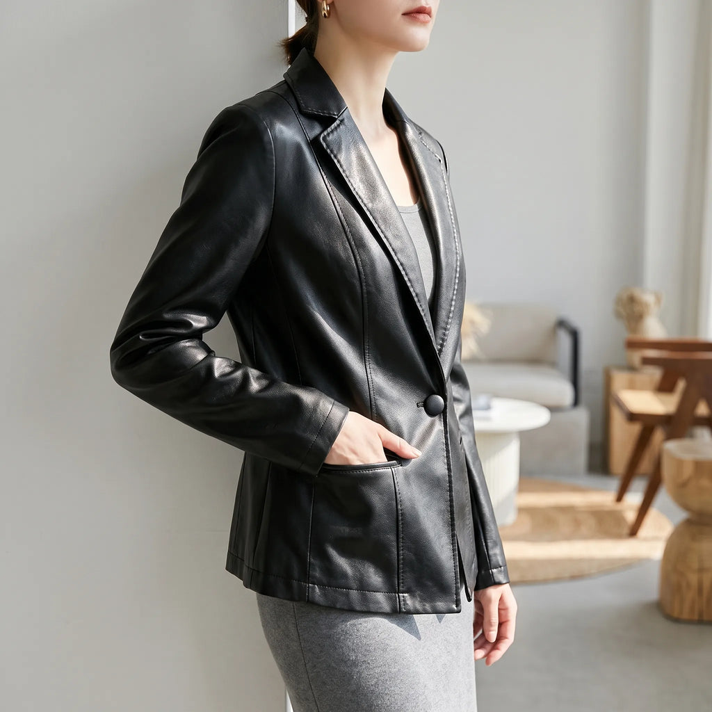 Structa  - Single-Button Tailored Blazer Office Styling
