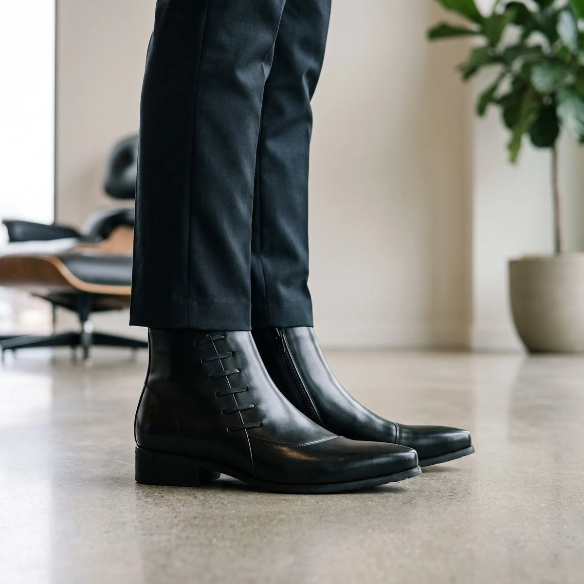 ThatcherBoots  - Mens Brown Ankle Boots Formal Events