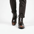 ThatcherBoots  - Mens Brown Ankle Boots Formal Events