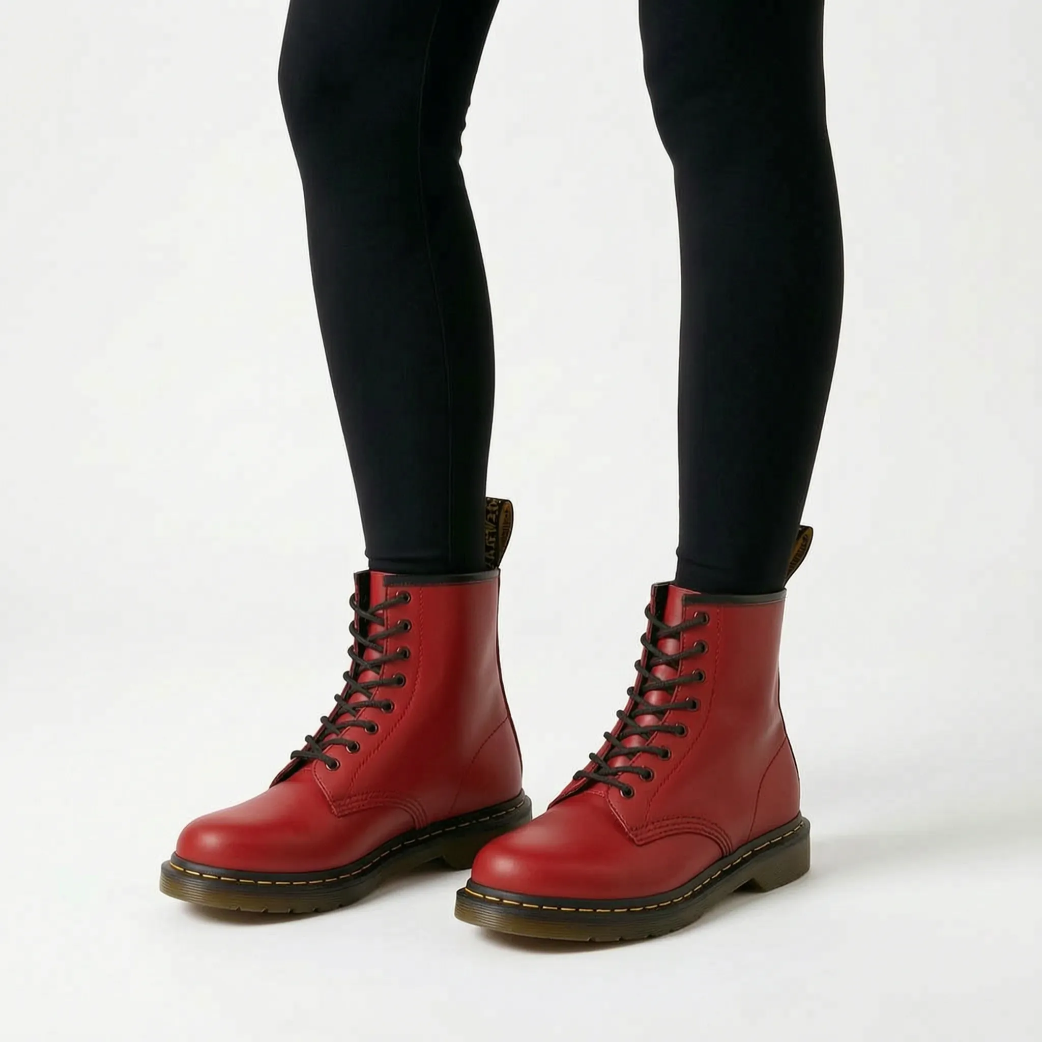 Treadline  - 8-Eye Lace-Up Combat Boots City Walking