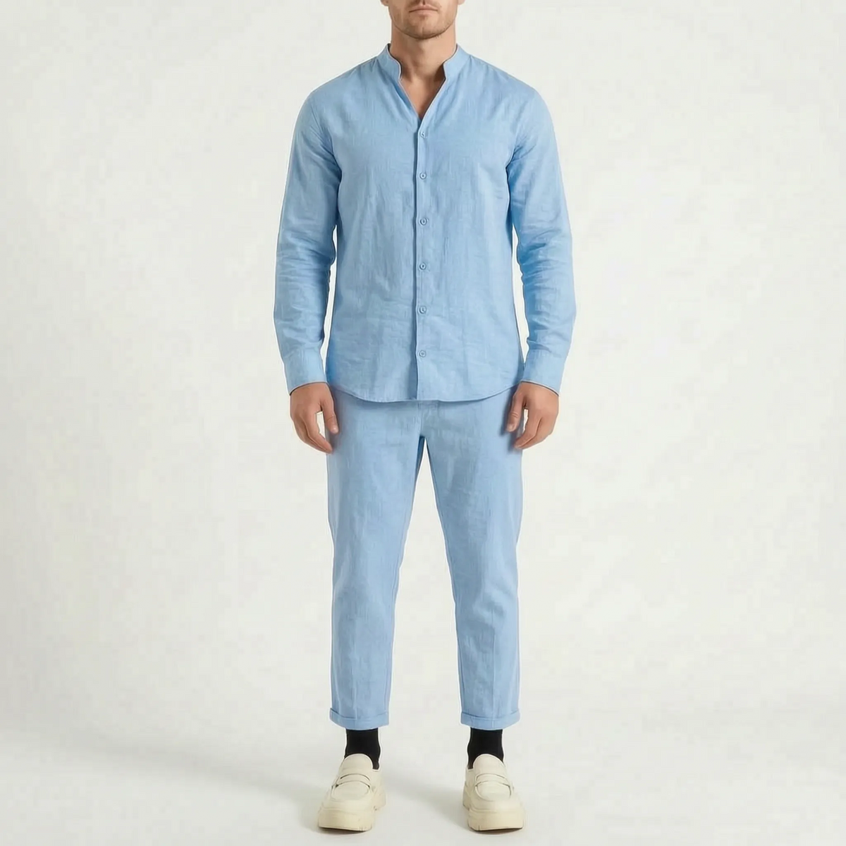 Vaelis  - Breathable Coordinated Trouser Set Summer Evening Wear