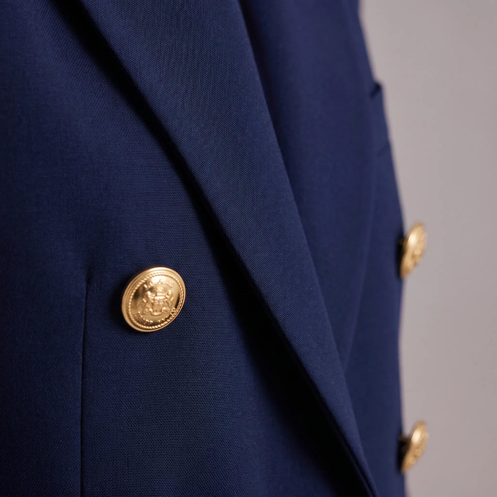 Valdora  - Tailored Double-Breasted Woman Blazer Office Wear