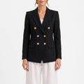 Valdora  - Tailored Double-Breasted Woman Blazer Office Wear