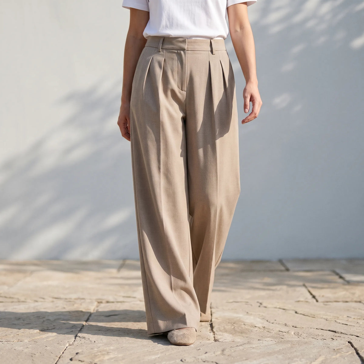 Valency  - High Waist Wide Leg Trousers Office Wear