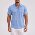 Valero  - Short-Sleeve Textured Polo Shirt Warm Weather Outings