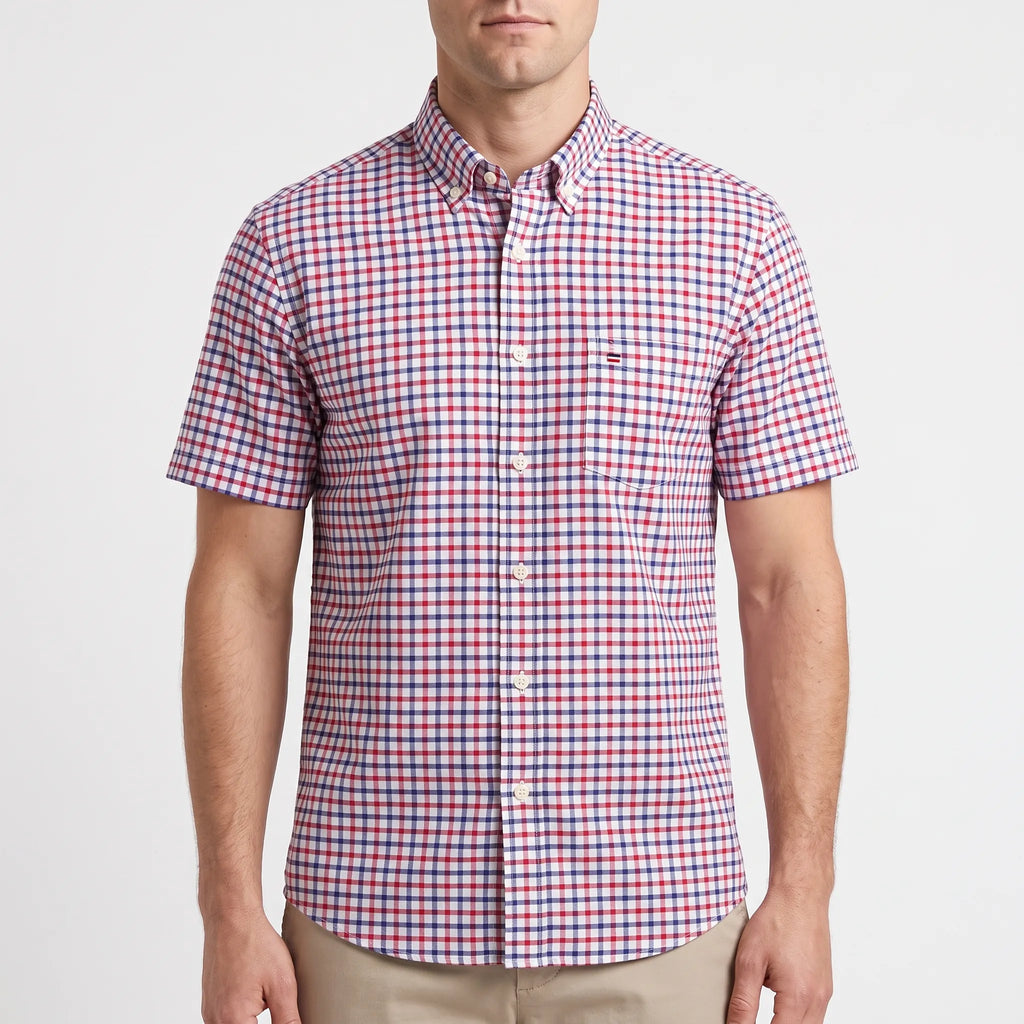 VantageShirt  - Short Sleeve Shirt For Man Smart-Casual Events