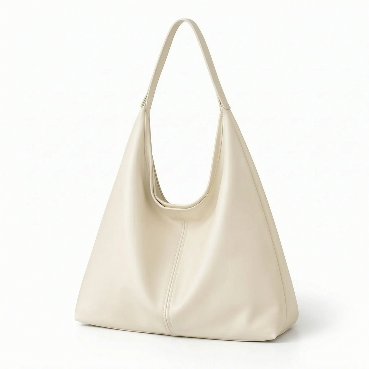 Oversized slouchy shoulder bag with adjustable strap