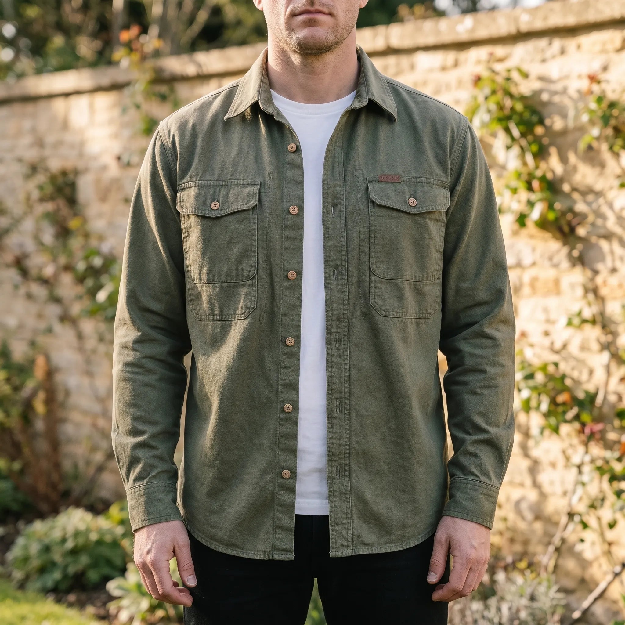 Veldorn  - Heavyweight Utility Mens Overshirt Transitional Weather Dressing