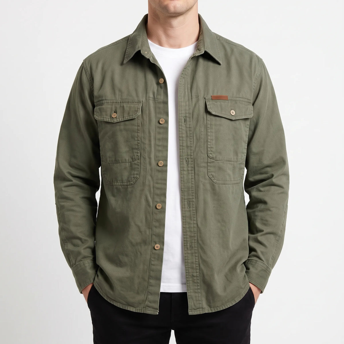 Veldorn  - Heavyweight Utility Mens Overshirt Transitional Weather Dressing