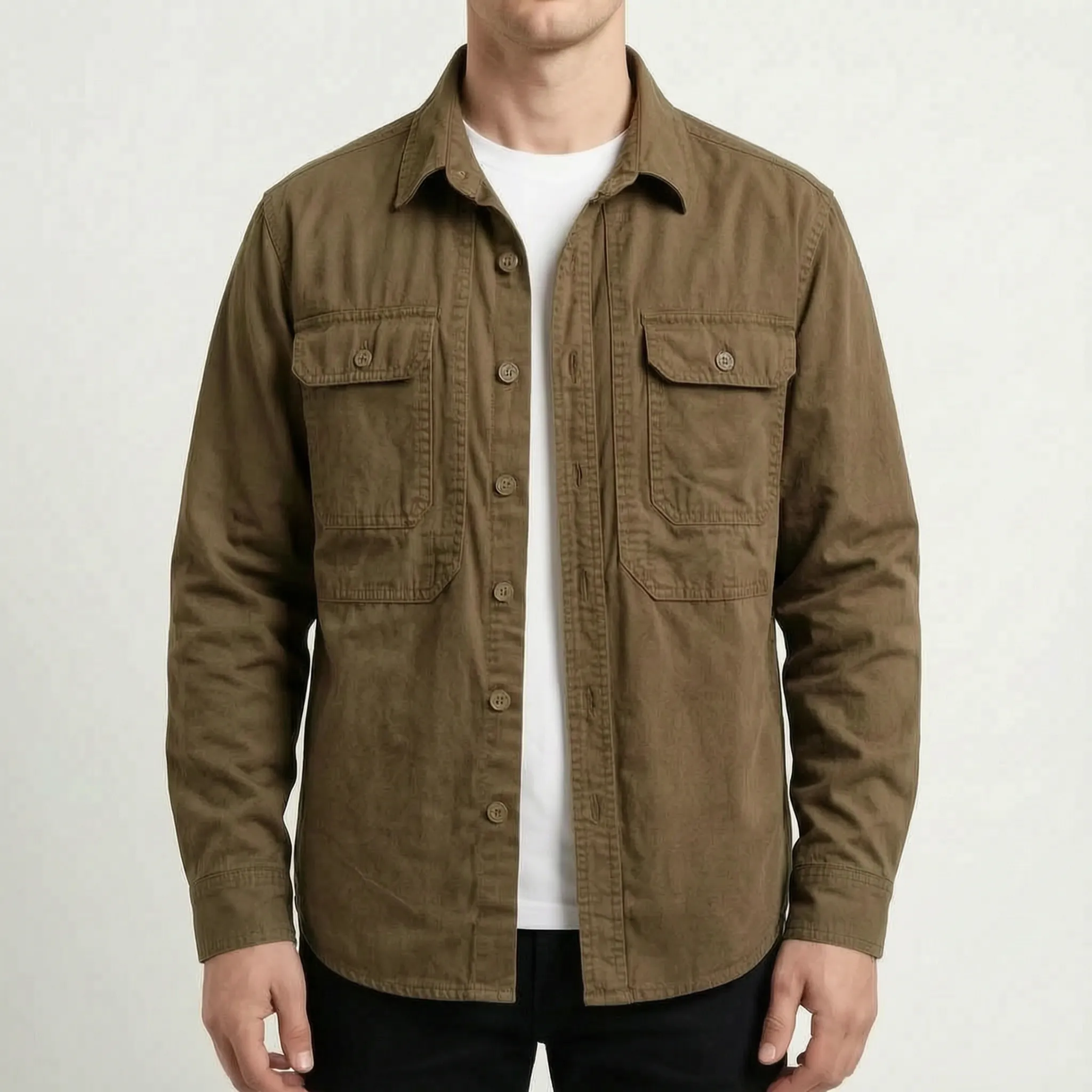 Veldorn  - Heavyweight Utility Mens Overshirt Transitional Weather Dressing