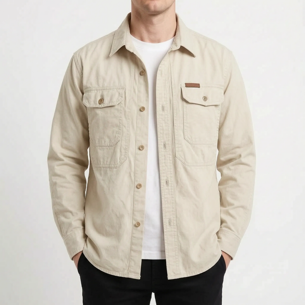 Veldorn  - Heavyweight Utility Mens Overshirt Transitional Weather Dressing