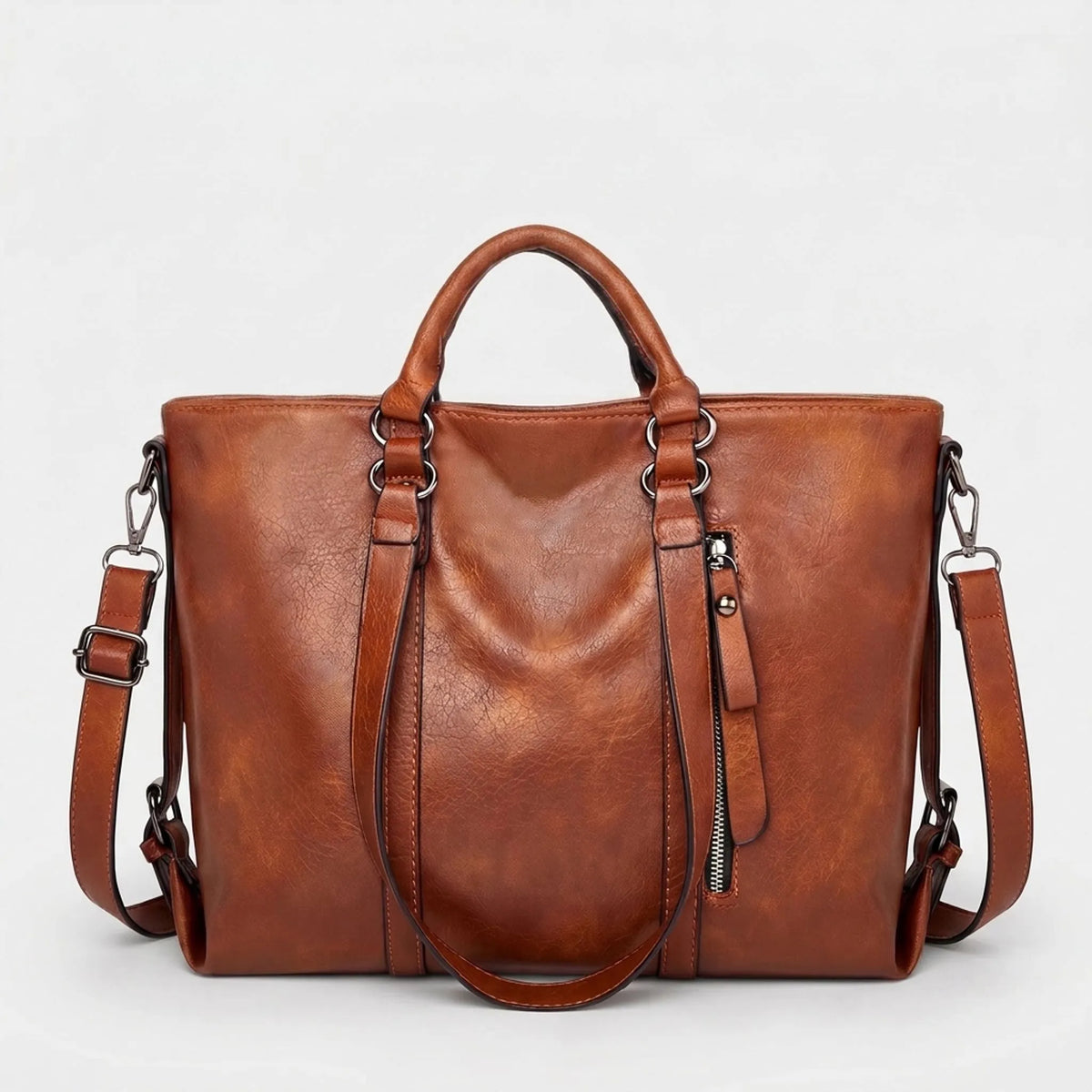 Vellano  - Large Textured Women's Shoulder Handbag Daily Commuting
