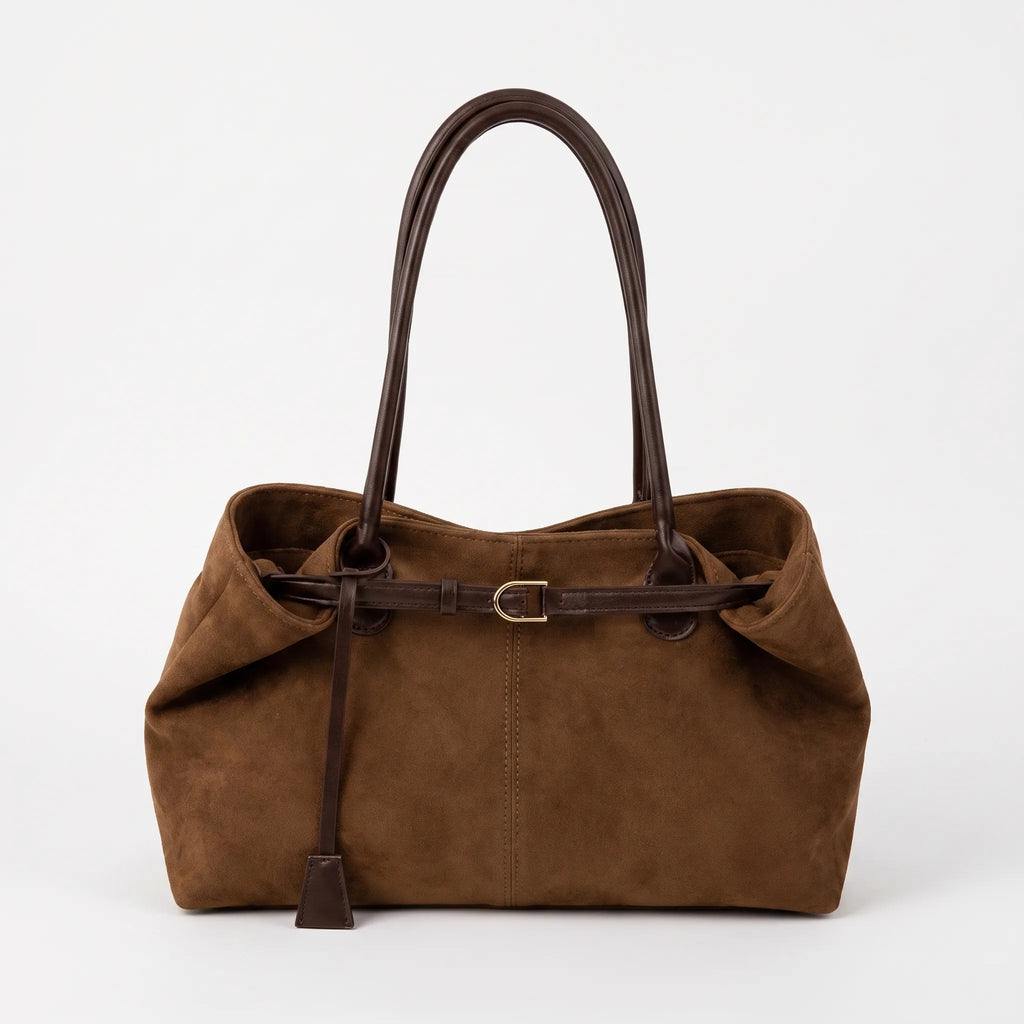 Vellara  - Textured Shoulder Tote Bag Carrying Daily Essentials