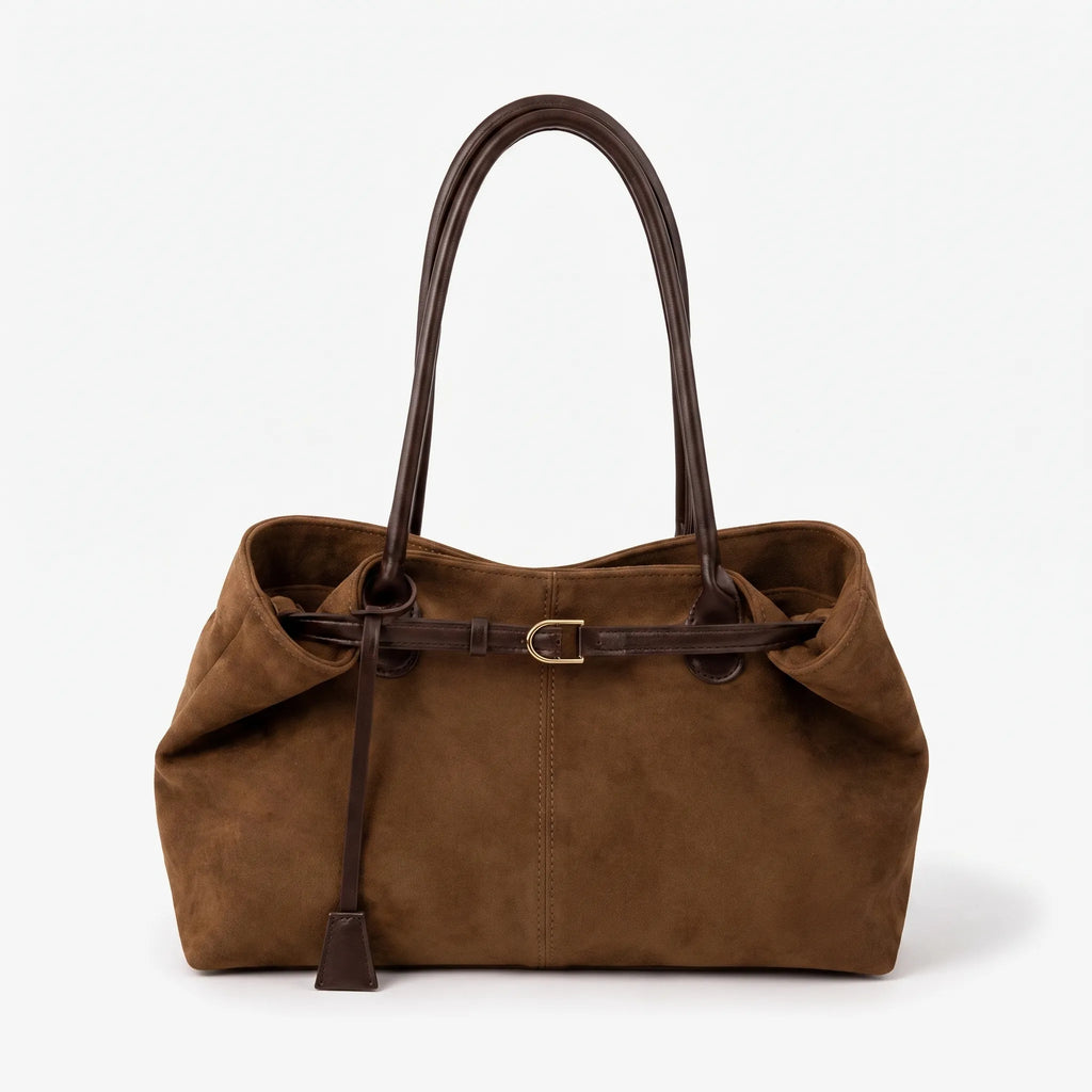 Vellara  - Textured Shoulder Tote Bag Carrying Daily Essentials