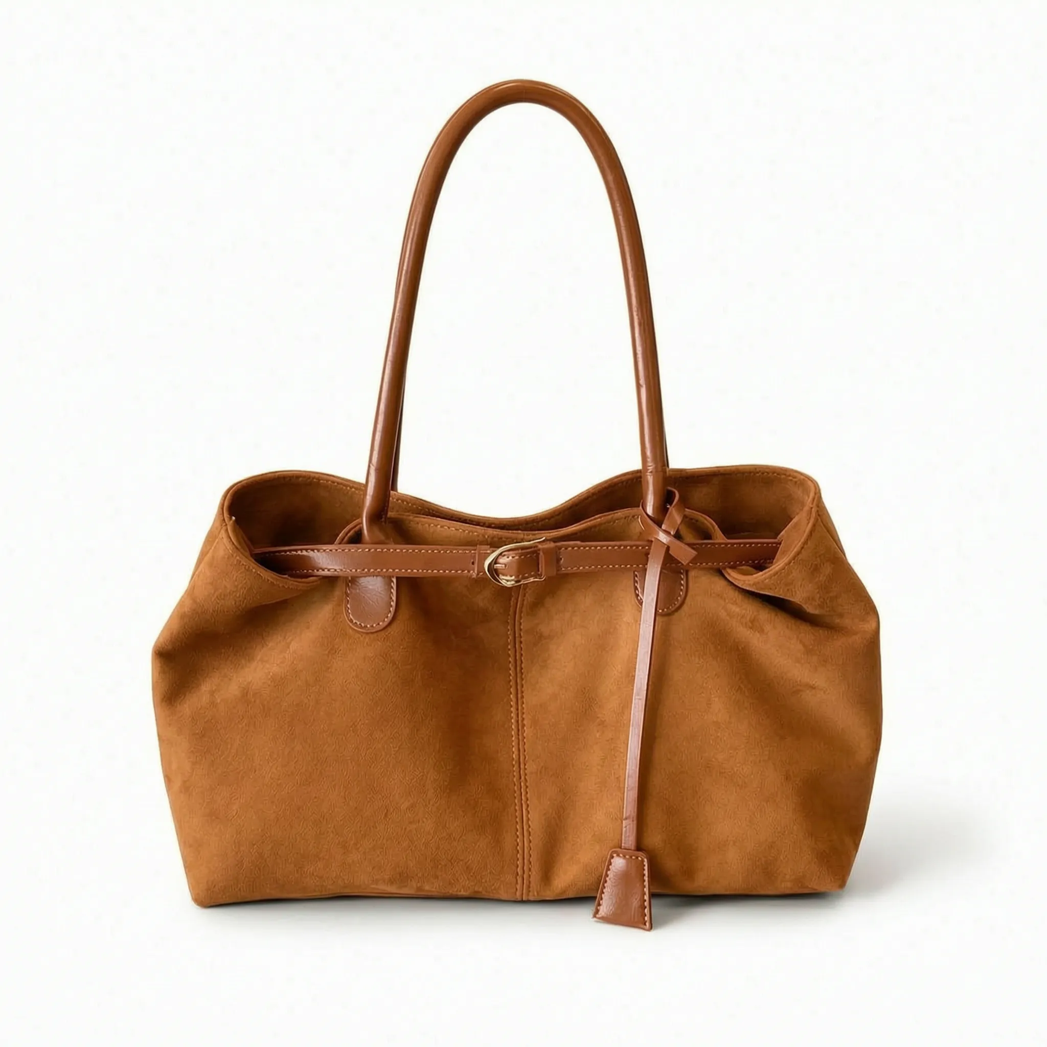 Vellara  - Textured Shoulder Tote Bag Carrying Daily Essentials