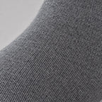 Men's plain ribbed crew socks shown in grey and white
