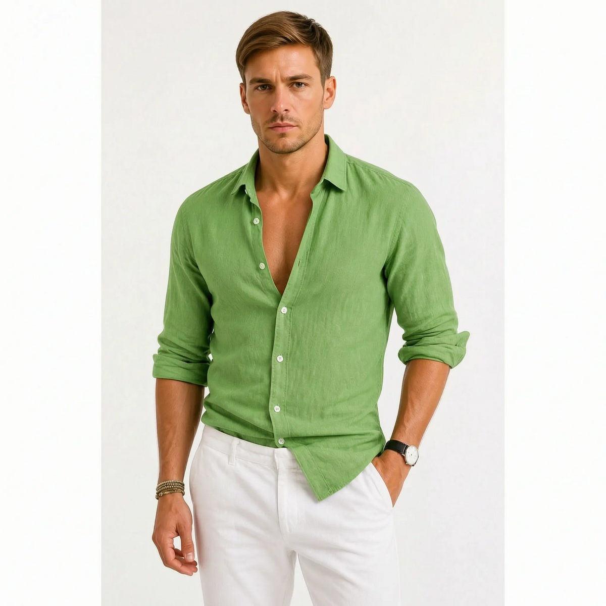 VentoShirt  - Long Sleeve Men's Shirt Smart-Casual Settings
