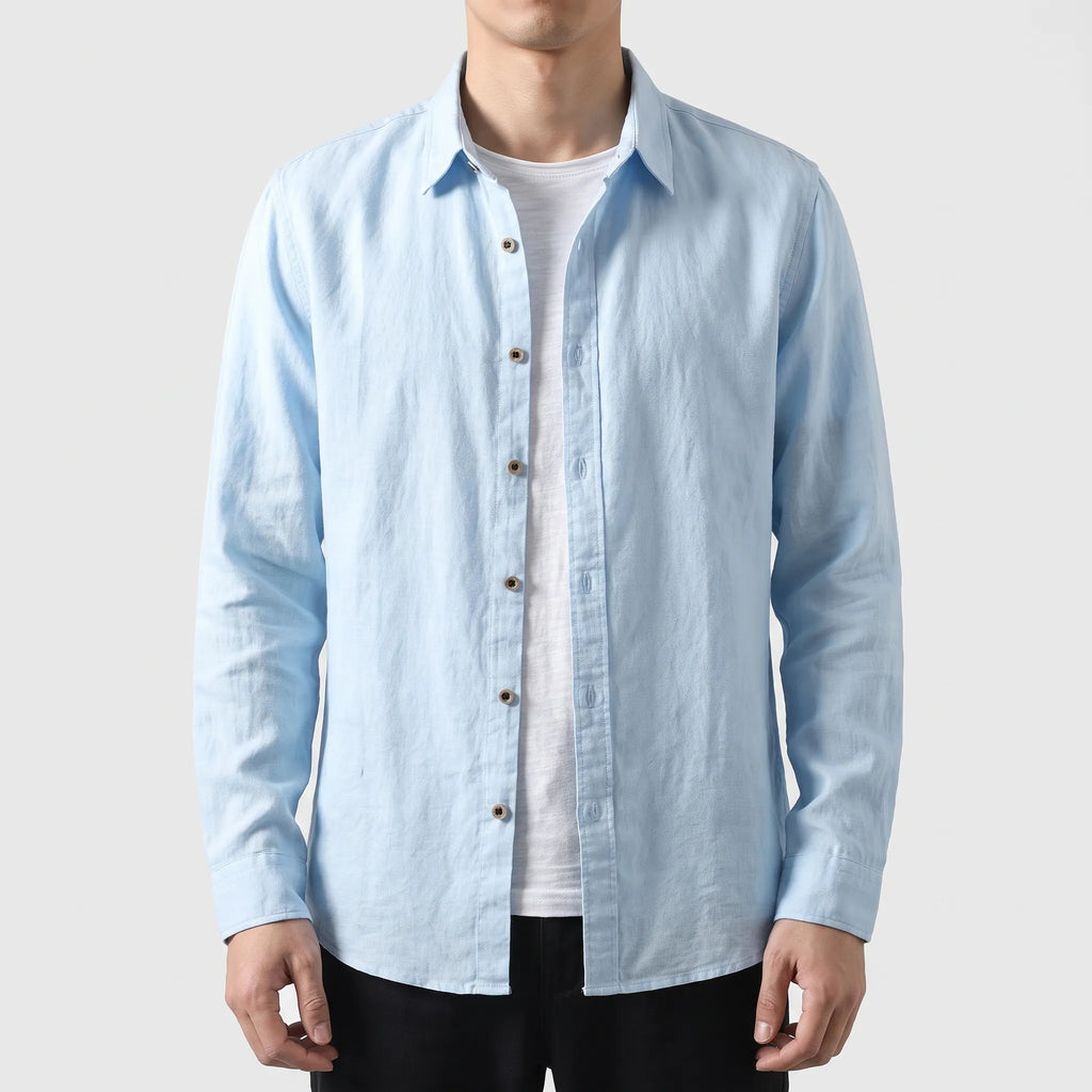 Vintalure  - Long Sleeve Button Up Shirt Casual Outings