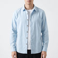 Vintalure  - Long Sleeve Button Up Shirt Casual Outings