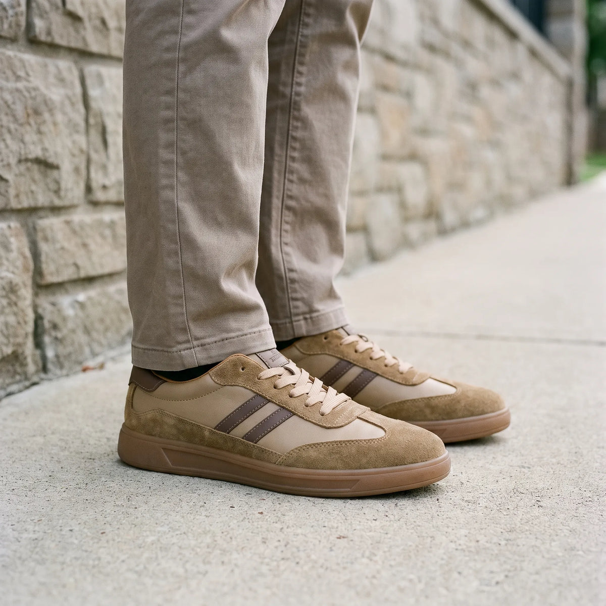 Vintrax  - Men's Retro Style Low-Top Trainers Daily Commutes