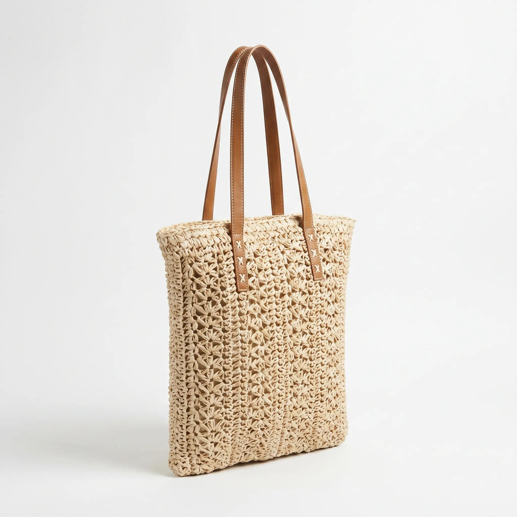 WeaveTote  - Woven Summer Shoulder Bag Beach Outings
