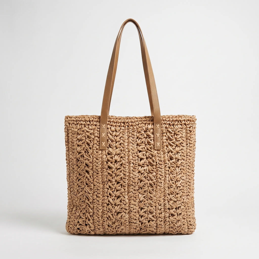 WeaveTote  - Woven Summer Shoulder Bag Beach Outings