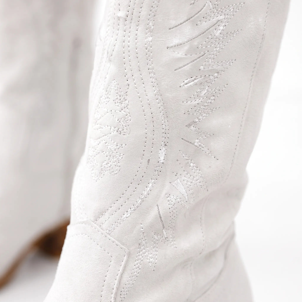 Westoria  - Mid-Calf Embroidered Cowboy Boots Everyday Casual Wear