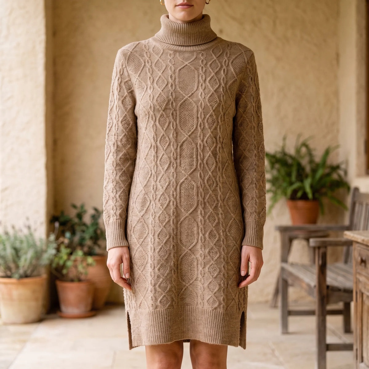 Wintura  - Ladies Jumper Dress Cool Weather Styling