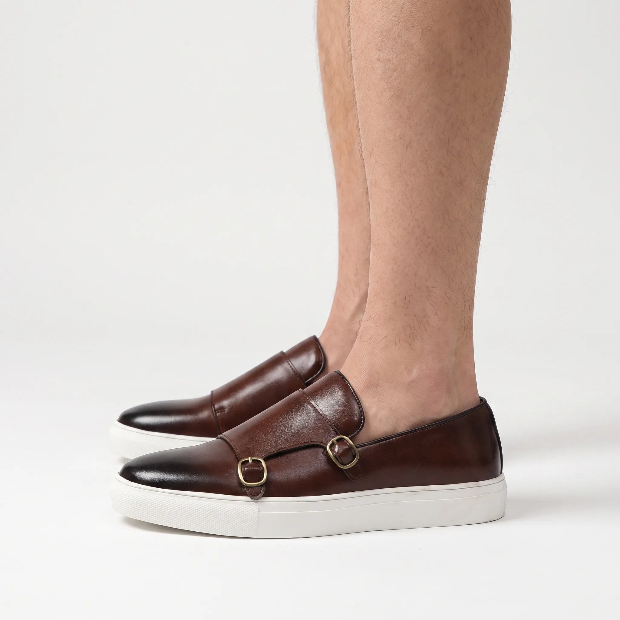Zaymon  - Men's Double Buckle Loafers Office Commuting