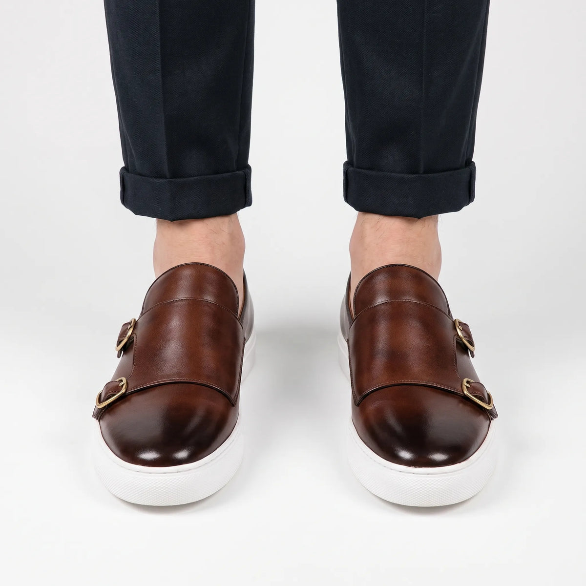 Zaymon  - Men's Double Buckle Loafers Office Commuting