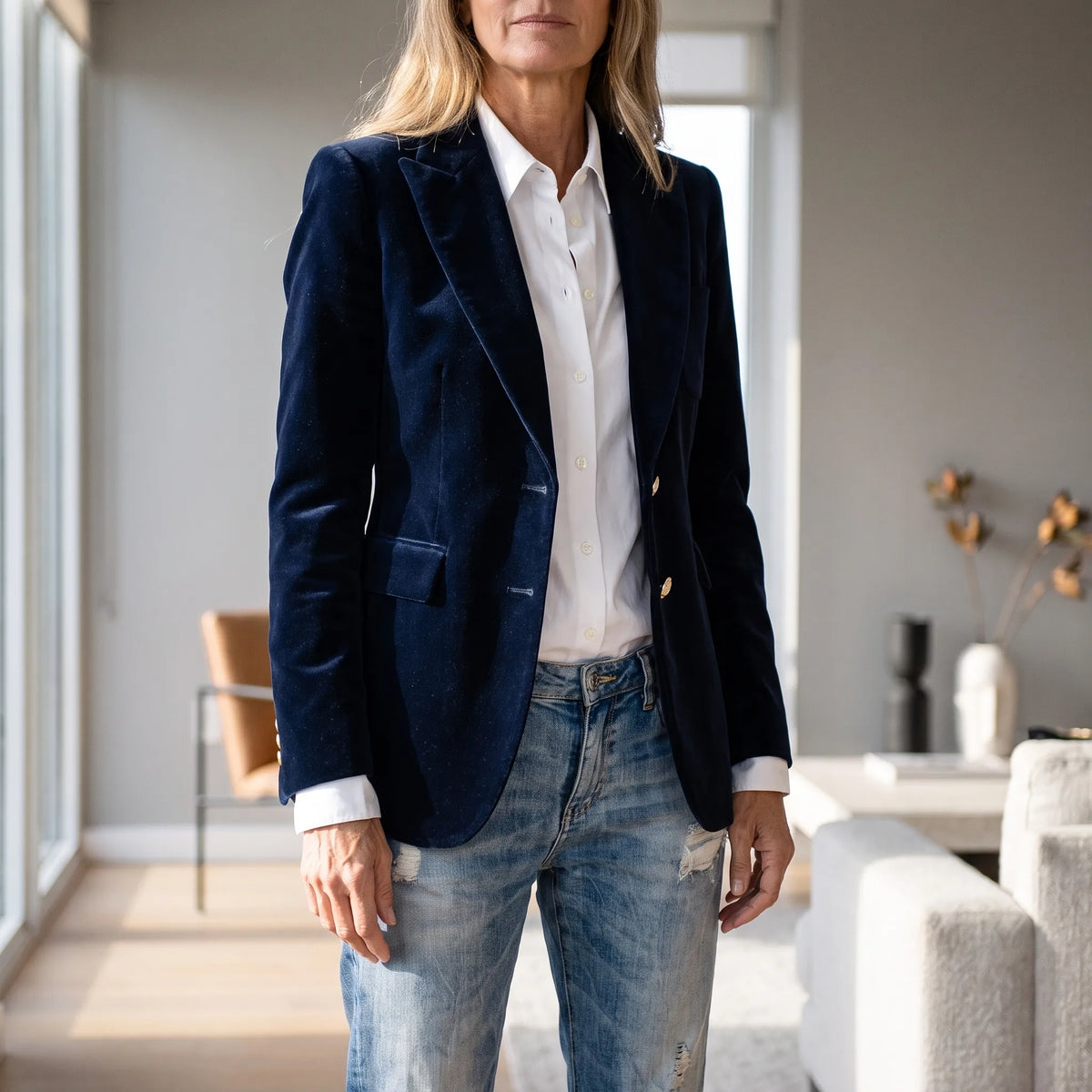 Zelinta  - Fitted Ladies Blazer Evening Outings